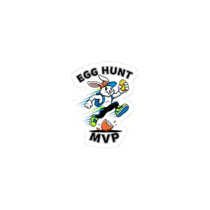 Egg Hunt MVP Kiss-Cut Stickers | Boys Easter, Dino Egg, Camo Easter Vibe