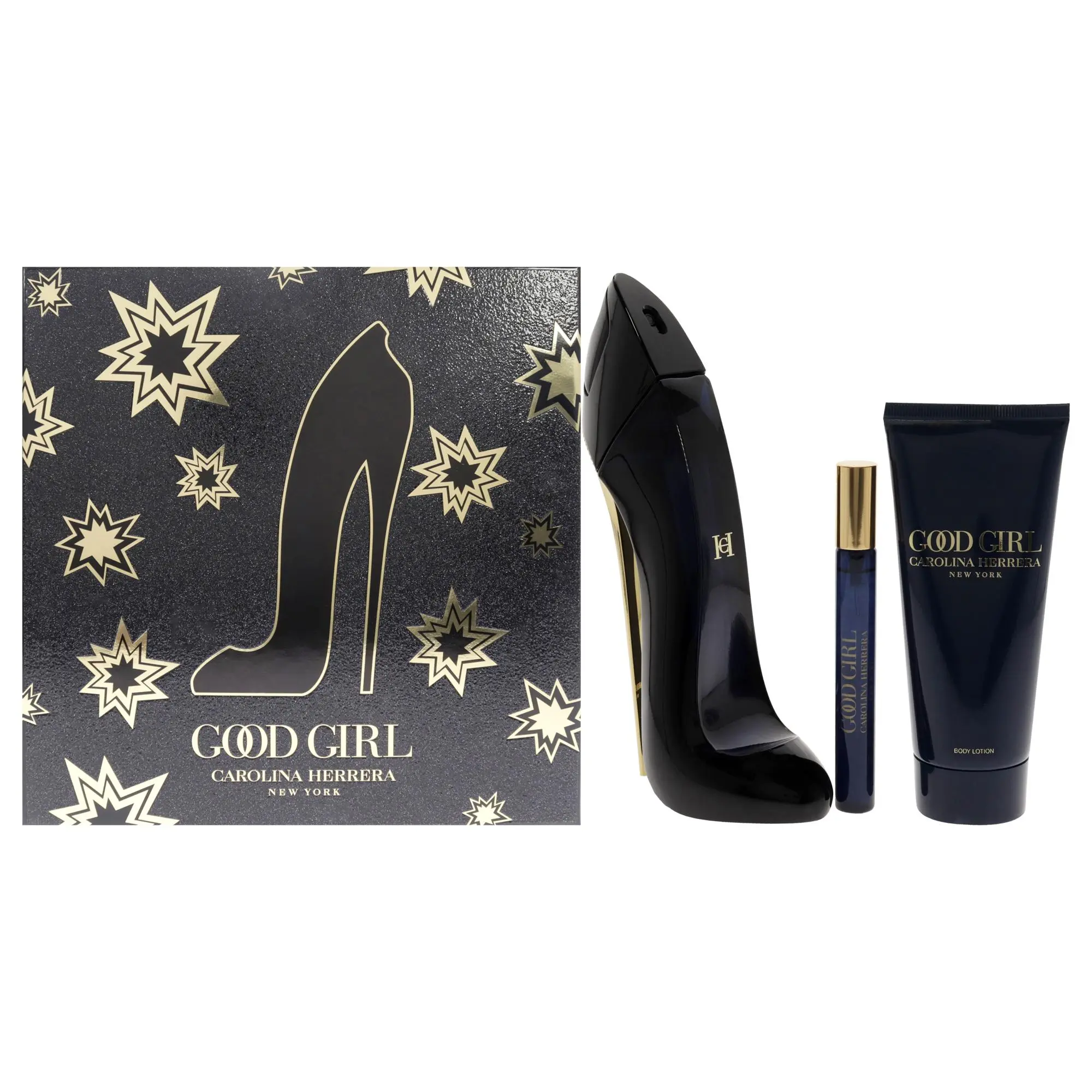 Women's Good Girl by Carolina Herrera 3-Pc Fragrance Gift Set - 2.7oz EDP Spray, 3.4oz Body Lotion, 10ml EDP Spray