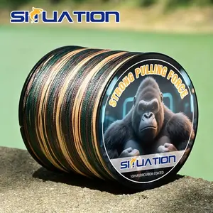 4-strand PE Braided Fishing Line, 1 Count Sturdy & Wear-resistant Fishing Line, Suitable for Freshwater, Saltwater & Lure Fishing, Fishing Accessories