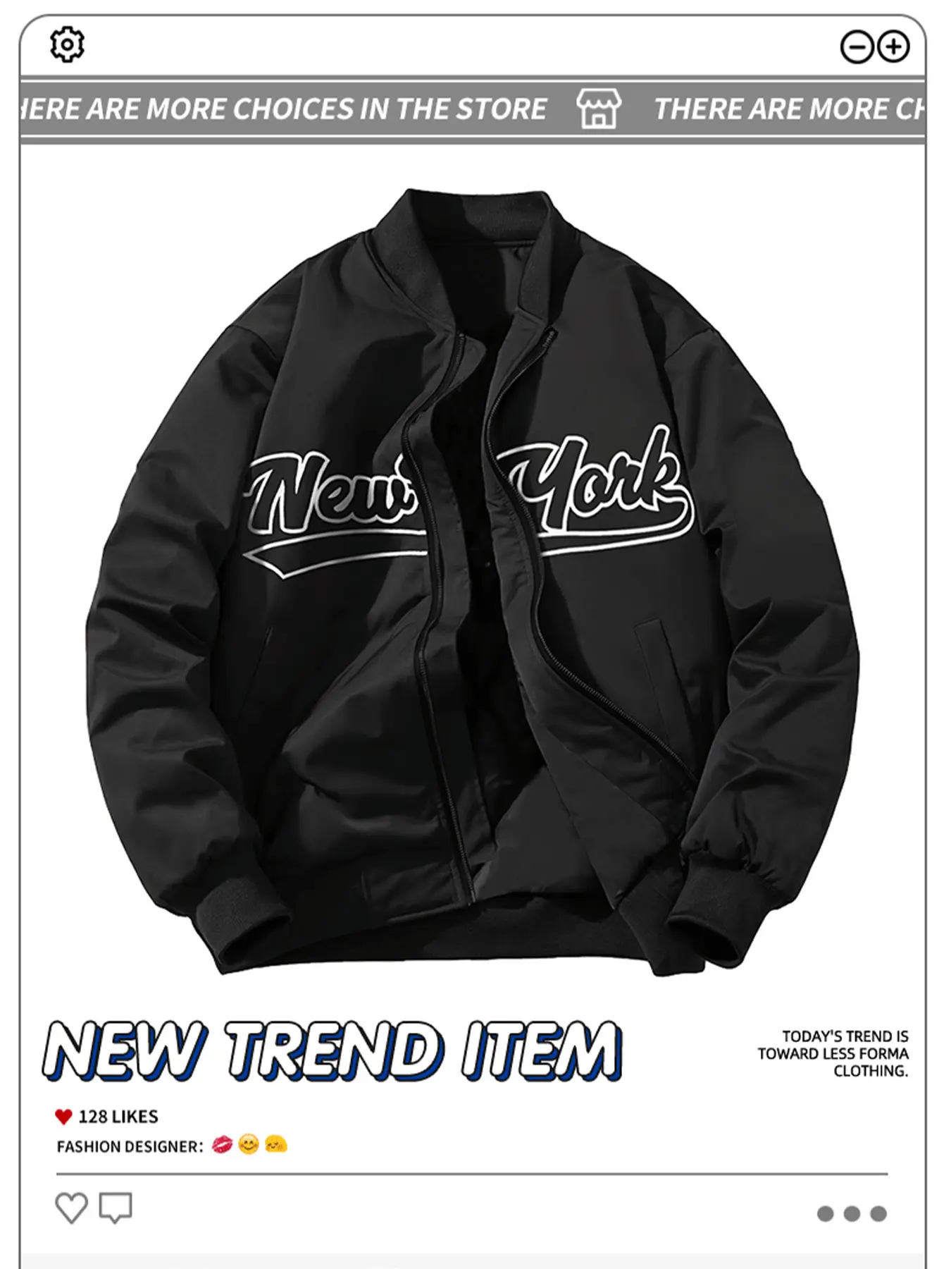 Men’s Loose Fit Versatile Trendy Baseball Jacket — Sports, Campus, Outdoor, Casual softshell