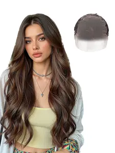 Lace Front Synthetic Wig 13x6 Area Deep, Medium Part Long Curly Hair, Natural Fashion Realistic Look, Perfect for Christmas Holidays