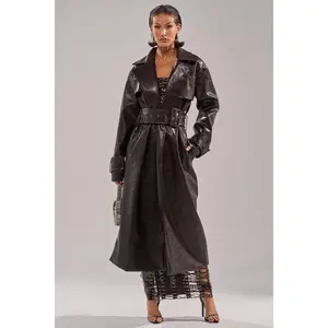 EMBOSSED CROC TRENCH