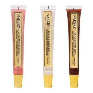 Nakery Beauty 3-Piece Plumping Lip Flip Shimmer Gloss Collection