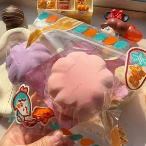 Ice Cream Ball Moist Slow Rising Squishy Soft Strawberry Cake Fidget Toys AMSR Sensory Toys for Kids & Adults Anti Stress Gifts