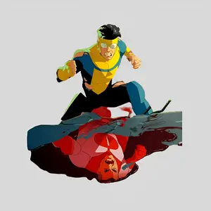 Invincible Movie Sticker| Vintage Retro Sticker | Gift For Invincible Movie Fans