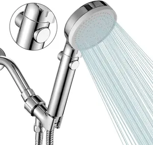 Shower  with Handheld Shower  with ON/Off , 3-Modes High , with 60in Hose, Chrome Finish