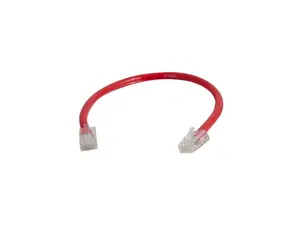 C2G 04162 25 ft. Cat 6 Red Non-Booted Patch Cable
