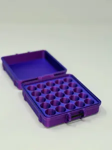 25-Vial 3mL Vial Vault Case | GLP-1 Peptide TRT Storage Box