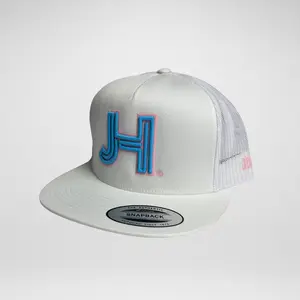 Jobes Hat - Blue/Pink Outline