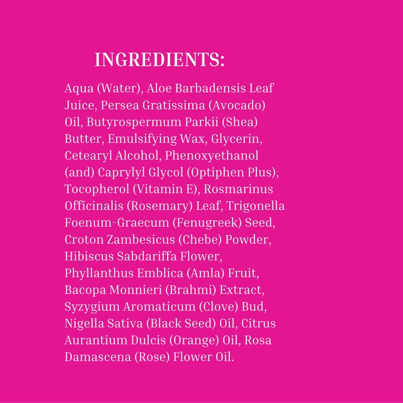 Hydrating Hair Butter for Moisturizing Haircare and to Seal Moisture into Hair