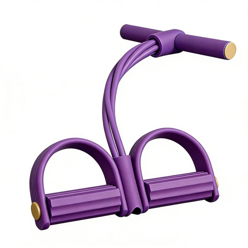 Multifunction Pedal Resistance Trainer with 6 Tubes – Stronger Resistance for Effective Training, Portable Foot Pedal Exerciser for Full-Body Home Workout, Stretching & Fitness Training, exercise belly and arm fat, exercise vest line