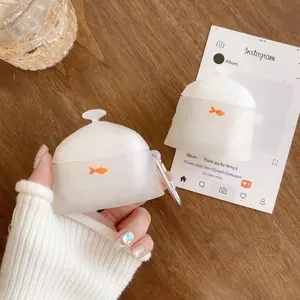 Applicable fish bag airpods4 protective case pro2 earphone case protective case Apple wireless bluetooth 4th generation earphone case