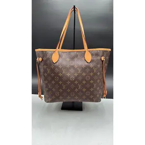 Pre-owned Louis Vuitton Leather Luxury Bags & Accessories Monogram Neverfull MM, Shoulder Bag Date Code: SA0164. Entrupy ID: 4DTB64Q.