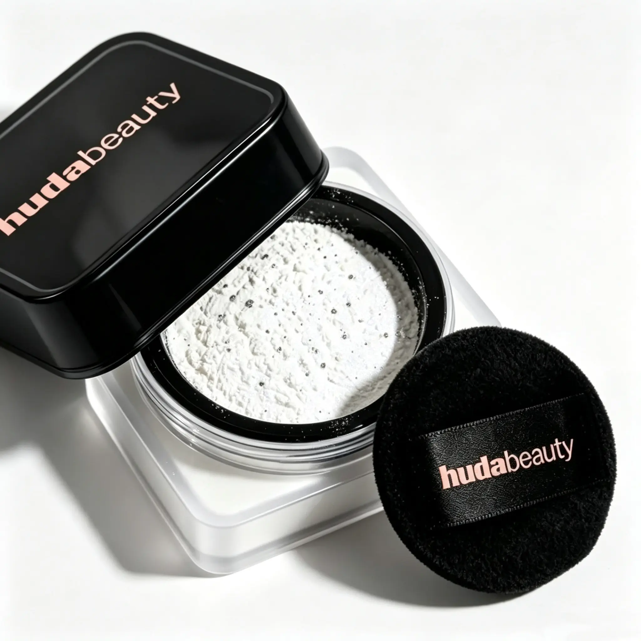 HUDA BEAUTY Mini Translucent Setting Powder – Easy Bake Loose Matte 16H Oil Control