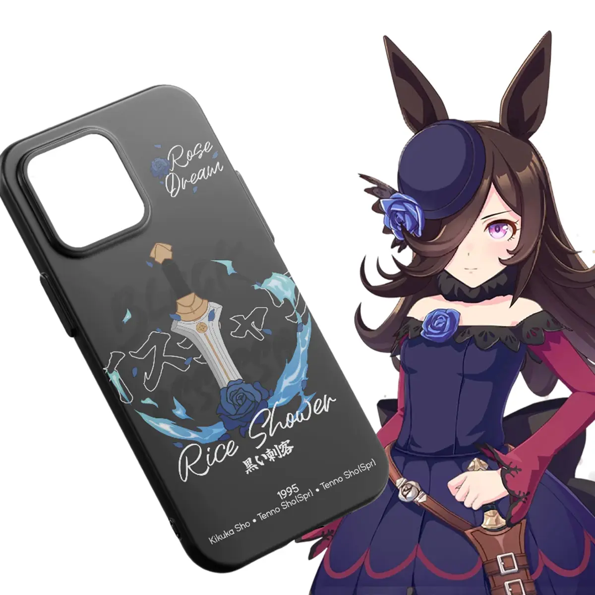 Rice Shower Umamusume Phone Case for iPhone For Samsung, Phone Accessories, Gaming Phone Case, Fashion Case, Perfect Gift for Her Him, Phone Case for iPhone, Creative Dual Layer Case