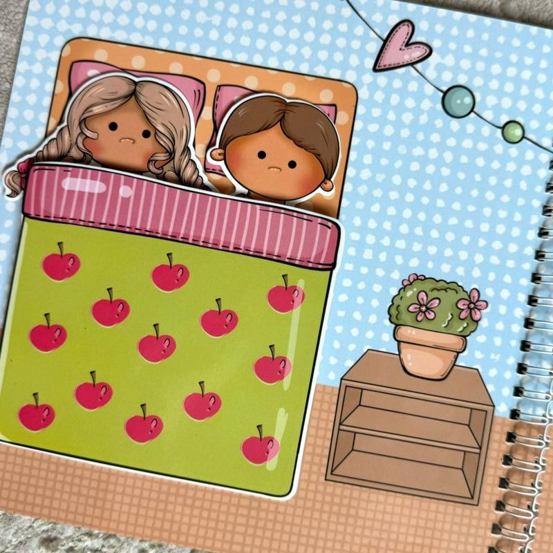 Gnome Whispers – Paper Dolls Activity Book (Velcro Dress-Up, 2 Dolls, 56 Accessories) | Spring Acorn