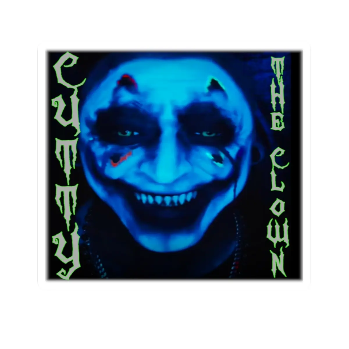 Cutty the Clown Kiss-Cut Sticker