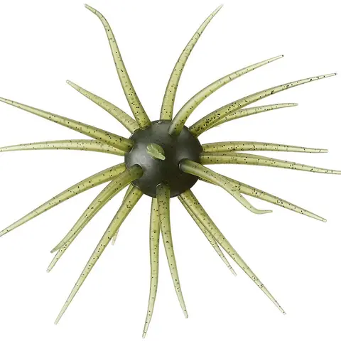 Hideup Coike 13mm JDM Soft Plastic Urchin Fishing Tackle - 1 Pack Lure, Urchin Shape, Central Ball, Dynamic Profile, Full-Size Design, Highly Buoyant, Irresistible Vibrations, Multi-Colors for Custom Setups