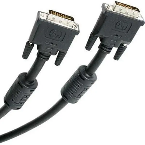 Startech 20ft DVI Dual Digital M/M Connector Cable - Black DVI Cable, Compatible with Projector, HDTV, Liquid Crystal Displays, CRT Displays for Computer Accessories Device Connection