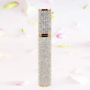 Rhinestone Decor Mascara, Long Lasting Waterproof Curling Mascara, Professional Eye Enhancement Makeup Products for Women & Girls, Cosmetic