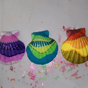 Brightly Painted Shells