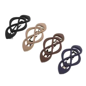 4packs French Hair Barrette Clips For Women, Vintage Hair Clips For Thick Thin Long Short Hair, Stylish Hair Accessories For Girls, Daily Wear Hair Barrettes, Claw Clips Hair Claws Hair Slide, School Stuff