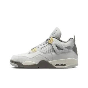These muted gray suede high-tops hit DIFFERENT