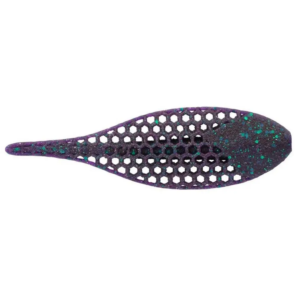 Berkley PowerBait MaxScent Flux-Gill Fishing Gear, 5.3 Inch Tackle Supplies for Dead Sticking, Blue Pearl Black Hologram Bluegill Lure