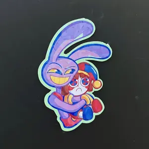 6 Ops TADC Plushie Stickers | The Amazing Digital Circus Stickers Gifts