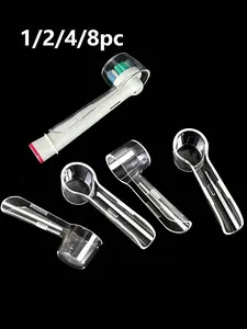 Reusable Electric Toothbrush Head Protector, Portable Travel Case, Dust-Proof Brush Cover, Ideal for Camping, Home Use, Odor-Free Storage