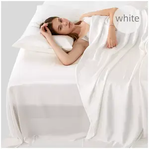 ROSEWARD I Pcs 22 Momme Flat Silk Sheet 100% Mulberry Silk Grade 6A Organic Silk Bedding Made in USA Hypoallergenic Ultra Soft and Breathable