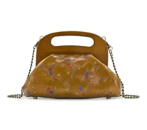 Patricia Nash Meuse Frame Crossbody - Fleur de Jardin Embossed
