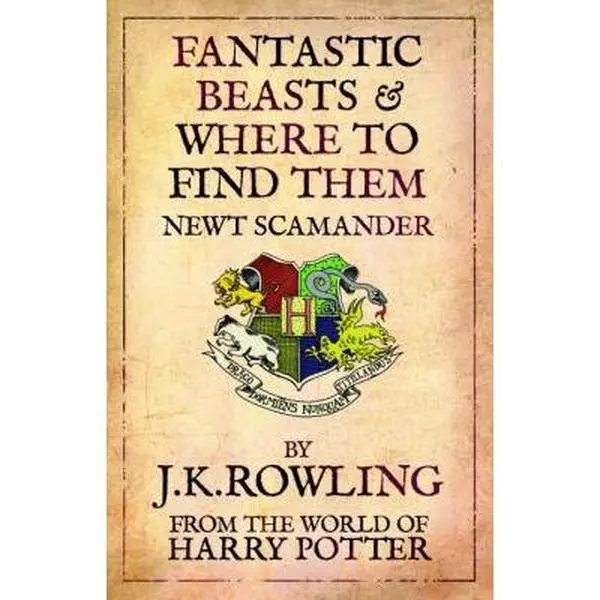 USED Book - Fantastic Beasts and Where to Find Them (Hogwarts Library Books)- 2009 Edition by J. K. Rowling (Paperback) - english