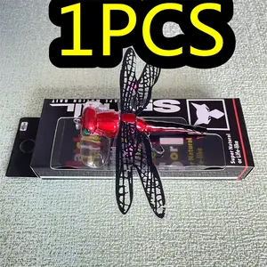 New Dragonfly Bait Fishing Lure, Realistic Insect Design, Water Surface Wave Climbing Fly Fishhook, Artificial Fishing Gear