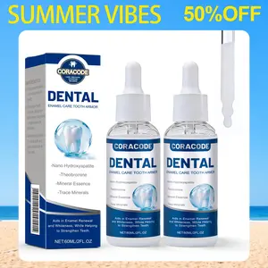 CORACODE Tooth Armor Liquid Drops for Teeth with Nano-Hydroxyapatite & Theobromine – Enamel Strengthening & Refurbishing Tooth Armor, Reduces Sensitivity, Cavity Protection, Daily Oral Care for Healthy Fresh Smile Whitening