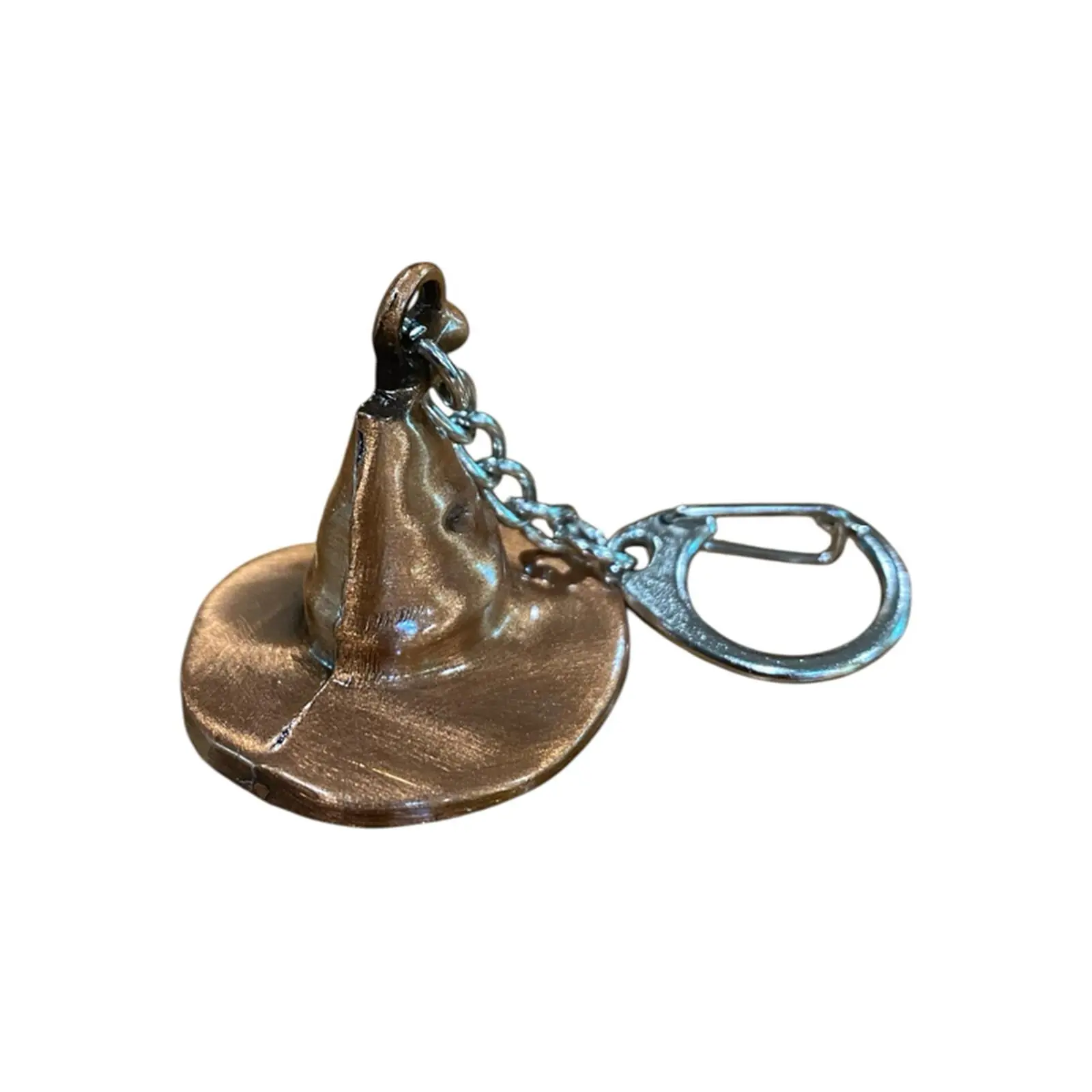 Small Copper Witch Hat Keyring or Bag Charm - Perfect for Accessories and Decor