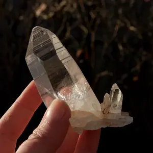 3.5" Record Keeper Colombian Lemurian Quartz Crystal Cluster Starbrary, Peñas Blancas
