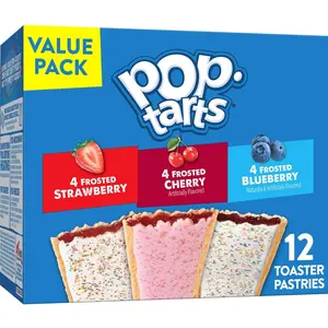 Pop-Tarts Toaster Pastries, Breakfast Foods, Kids Snacks, Variety Pack (12 Pop-Tarts)
