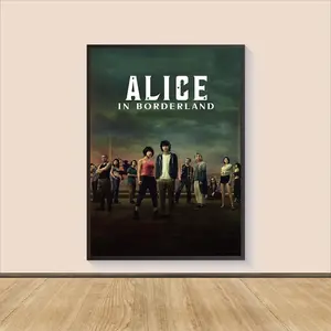 Alice in Borderland Movie Poster Print, Canvas Wall Art, Room Decor, Movie Art, Personalized gift, Wall Art Print, Art Poster For Gif