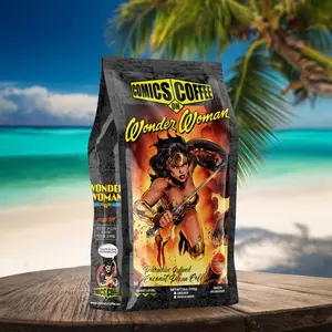 Wonder Woman Paradise Island Coconut Pecan 12oz Ground Coffee