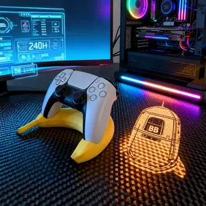 Banana Shape Desktop Handle Holder for Ps5 Game Controller, Creative Gift, Unique Desk Decor, Ideal for Boys, Innovative Desk Accessory