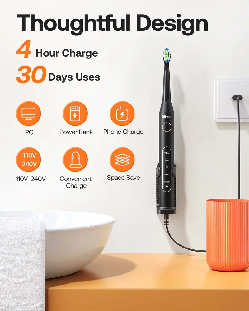 Product Introduction of Bitvae C1/C5/C6 Water Flosser for Teeth - Cordless Portable Oral Irrigator, Powerful and Rechargeable, IPX7 Waterproof for whitening tablets ,Water Flosser for teeth cleane- Dental Kit 25