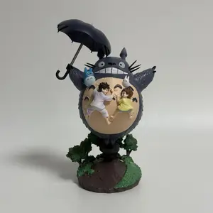 Funny Animel Peripheral My Neighbor Totoro Figurine Desktop Ornaments  Figure Statue Model Cute Birthday Gifts