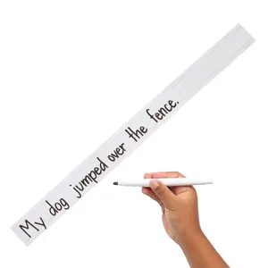 2 Ft. x 1 1/2" Dry Erase Sentence Laminated Cardstock Sheets - 36 Pc.