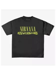 Nirvana Nevermind Money Pattern Neutral Shirt O-neck Short Sleeve Men's and Women's Fashion Hip Hop T-shirt Fan Gift