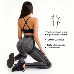 Workout Gym Leggings for Women, Seamless Sculpt Leggings, Seamless Compression Tummy Control Leggings, Mid Rise Yoga Pants, Hidden Scrunch, Butt Lifting Gym Yoga Pants, Workout Athletic Leggings