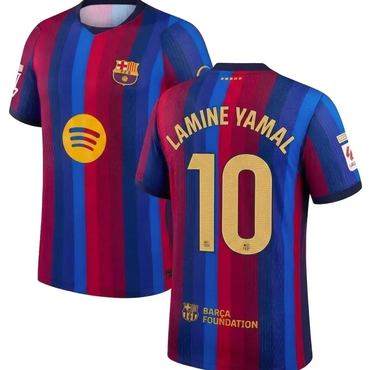 Unisex Soccer Jersey Blue Red Yamal# 10 New Soccer Jersey Fan Style Football Shirt 2026/2027 LW