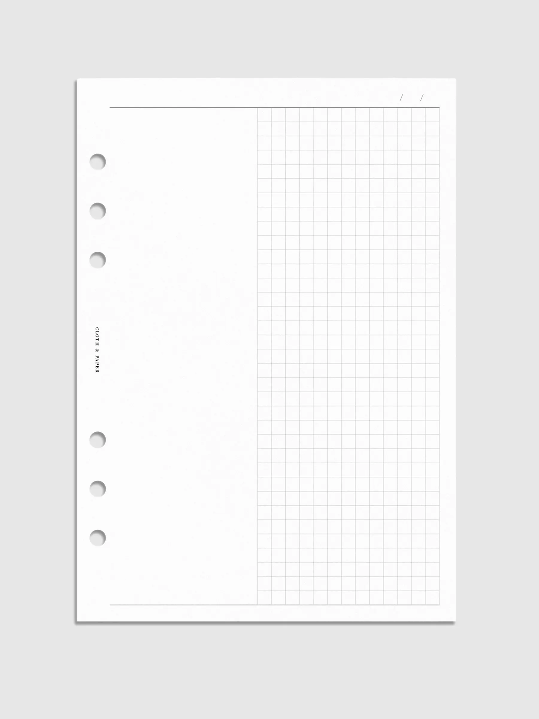 Duo Notes Planner Inserts | Blank + Graph