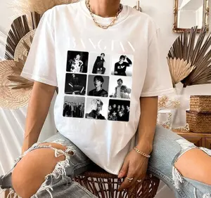 [Sale Up To 30%] Bangtan Boys Members Shirt, Bangtan Boy Shirt, BT21 Group Shirt, Gift For Women and Man Menswear Top