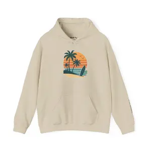 Sunset Surfboard Hoodie